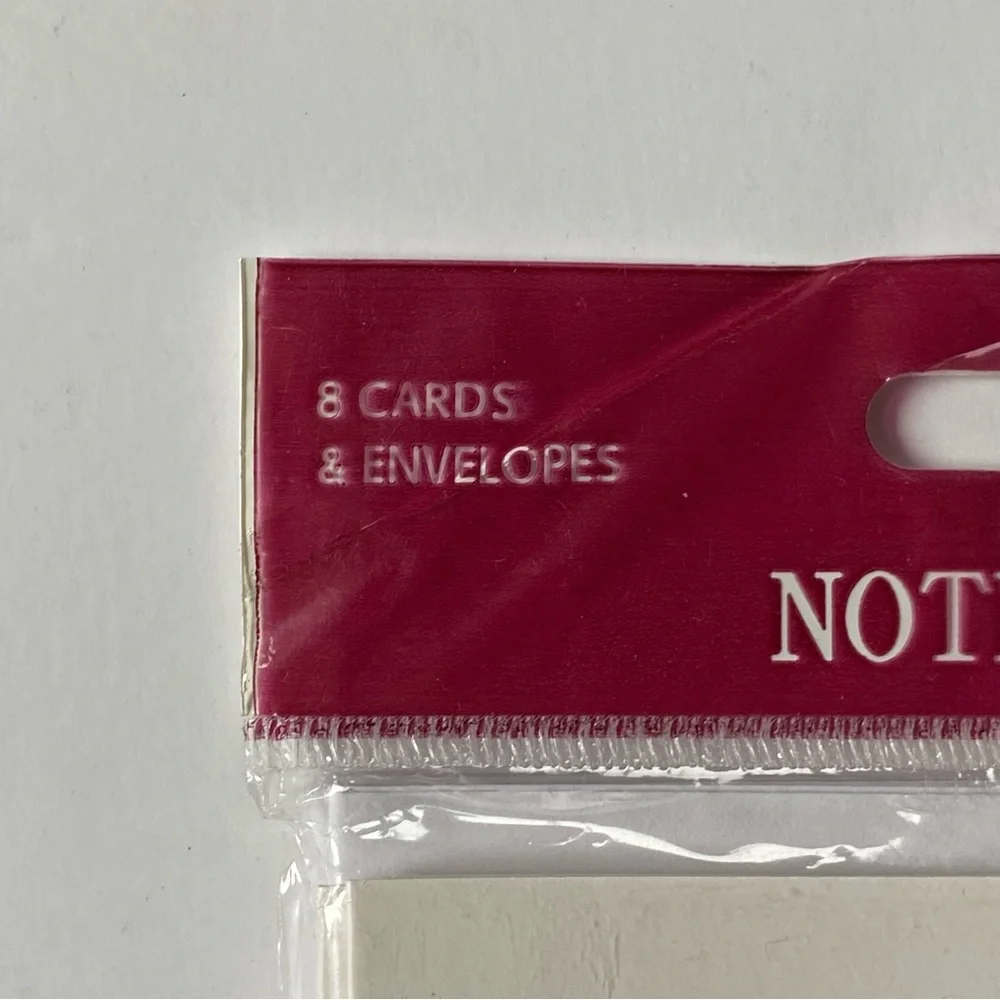 Note Cards 2 Sets Knitting Sewing Pink Blue Lady Fashion New 16 Cards Envelopes